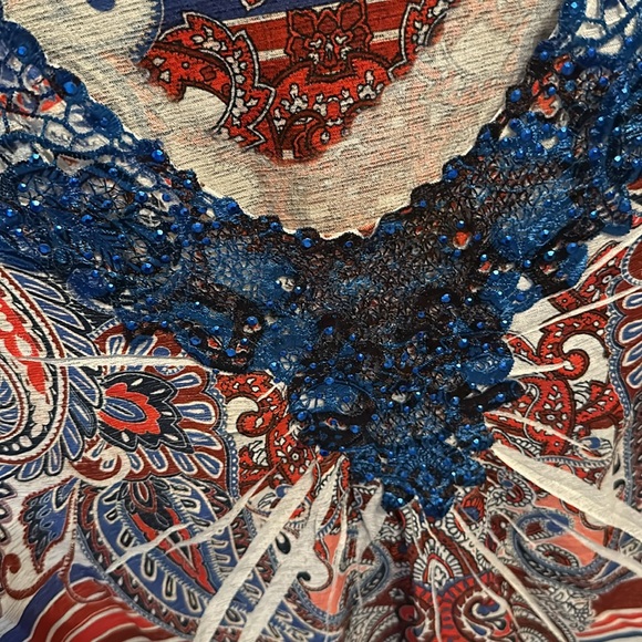 Apt. 9 patriotic top, size 1x - Picture 2 of 4